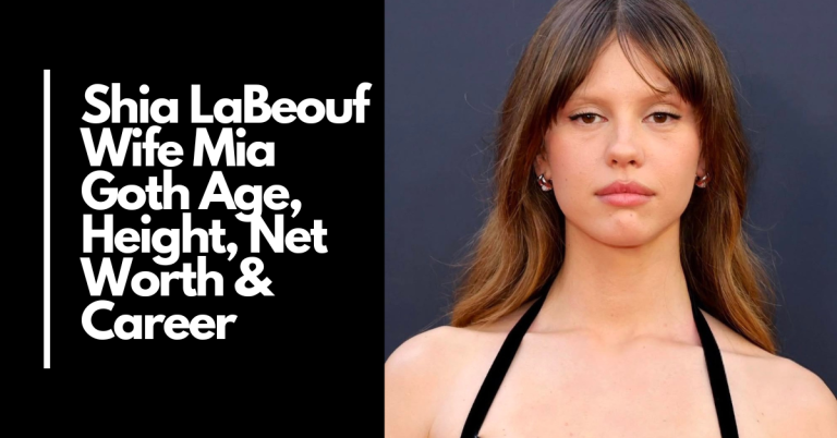 Shia LaBeouf Wife Mia Goth