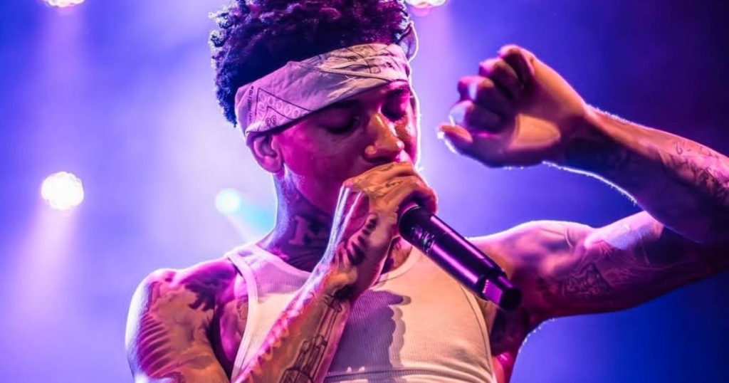NLE Choppa performing in concert